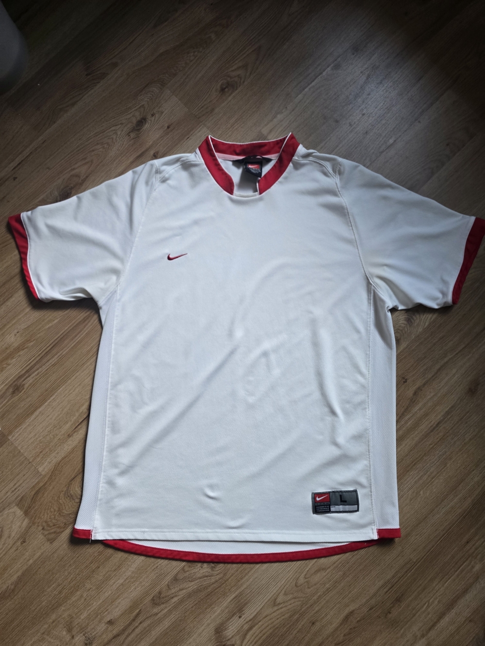 Near MINT EUC Vintage Nike Team Nike Sphere Red Training Tennis Shirt - L